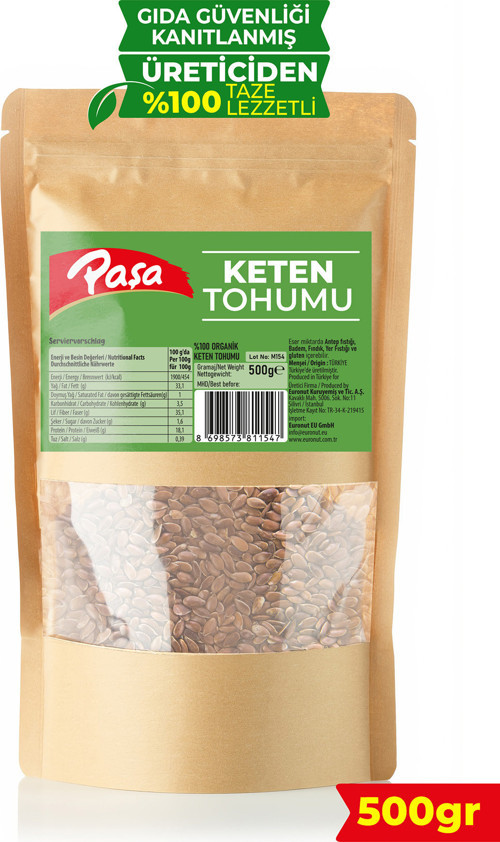 Keten Tohumu 500 gr – Yüksek Lifli ve Omega-3 Kaynağı