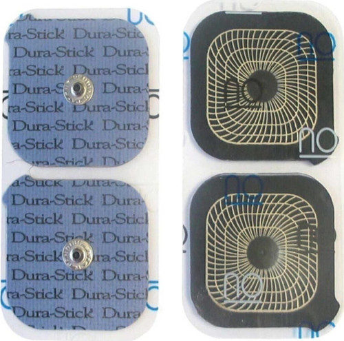 Compex Dura-Stick 5X5Cm Çıtçıtlı Dikdörtgen Tens Elektrod Pedi / 4 Lü Paket