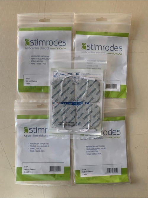 Tens Pedi Stimrodes Kablolu Tens Pedi Tens Elektrodu 5*5 - 5 Adet
