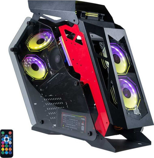 BattleRam Lk06 Black 6x Argb Fan USB 3.0 500W 80+ Plus mATX Gaming Bilgisayar Kasası