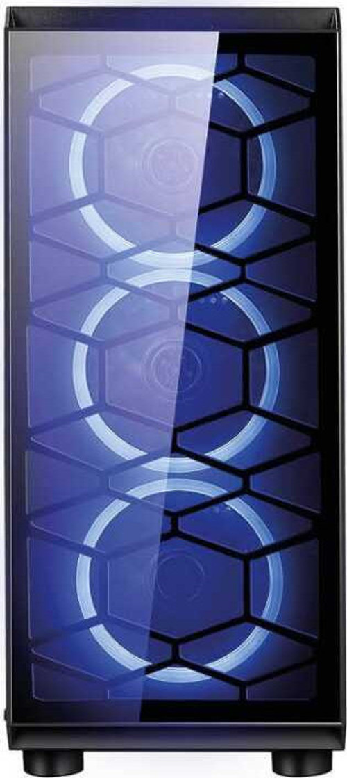 OmyVera 192-6 4x Blue Fan USB 2.0 250W 300W mATX Gaming Bilgisayar Kasası