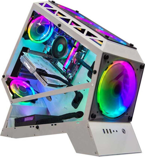 Eagle Eye White 6x Argb Fan USB 3.0 600W 80+ Plus ATX Gaming Bilgisayar Kasası