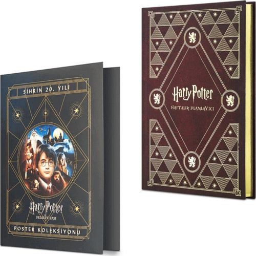 Harry Potter Gryffindor Haftalık Planlayıcı - Felsefe Taşı 20. Yıl Özel Poster Koleksiyon Seti