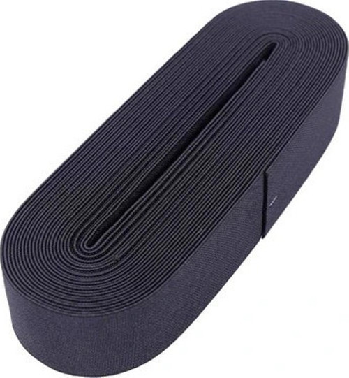 SİYAH - 4CM PAÇA LASTİK YASSI GENİŞ 10MT. (5047)
