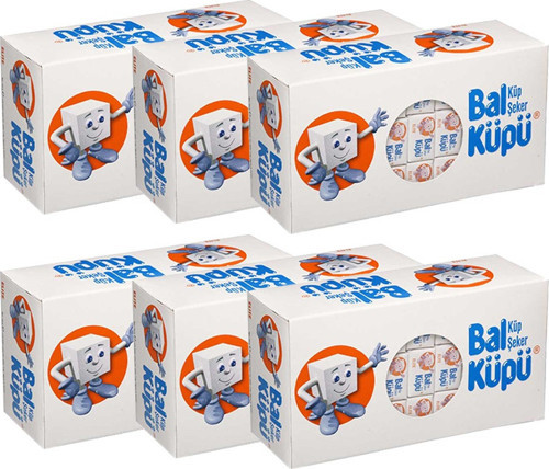 Çift Sargılı Küp Şeker 750 gr 6 Paket