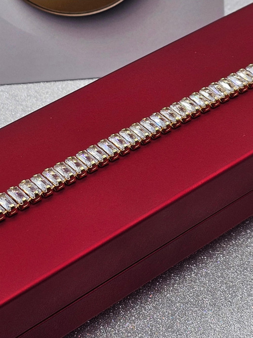 Xuping Baget Su Yolu Gold Renk Çelik Bileklik