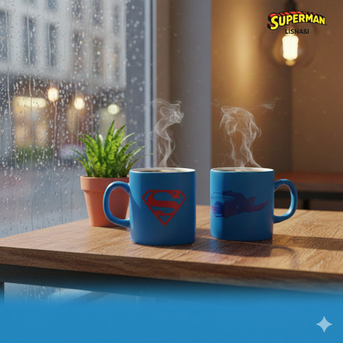 Superman Seramik Kahve Kupası