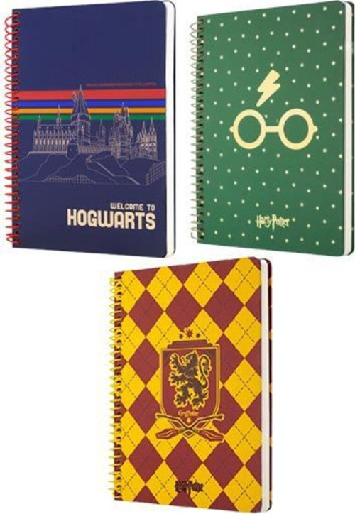 Harry Potter Hogwarts Butik Defter - Harry Potter Gryffindor Butik Defter Çizgili -