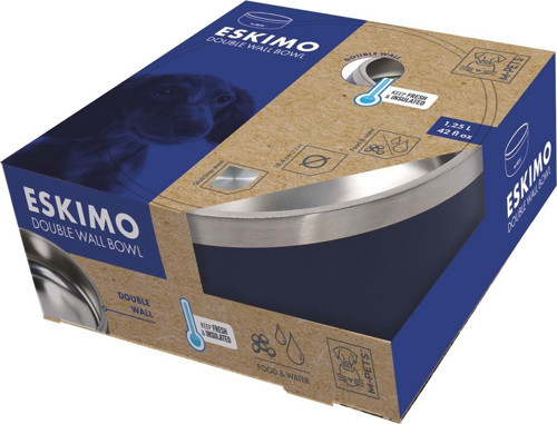 ESKIMO ÇİFT CİDARLI MAMA KABI 1.25L BLUE