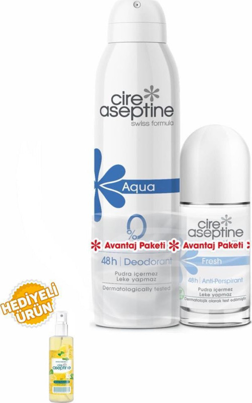 Aqua Deodorant 150Ml+Fresh Rollon 60Ml Avantaj Paketi