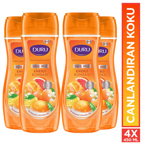 Fresh Sensations Enerji Bombası Duş Jeli 4x450 Ml