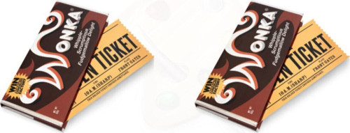 2 Adet Willy Wonka Çikolata Defter