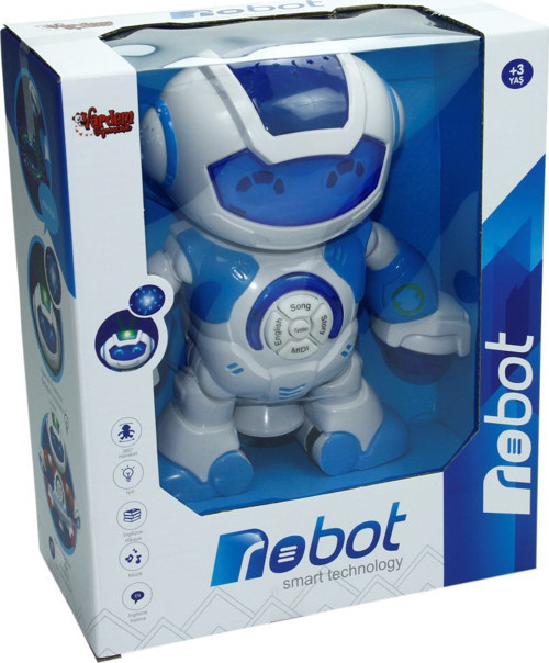 Ctoys Işıklı ve Müzikli Dansçı Robot 75233 Mavi