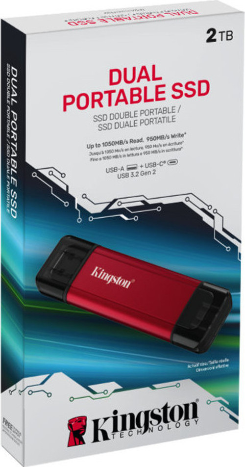 SPSD/2TB 2 TB USB Gen 2.2 Typoe C mini Kırmızı Harici Taşınabilir SSD Harddisk