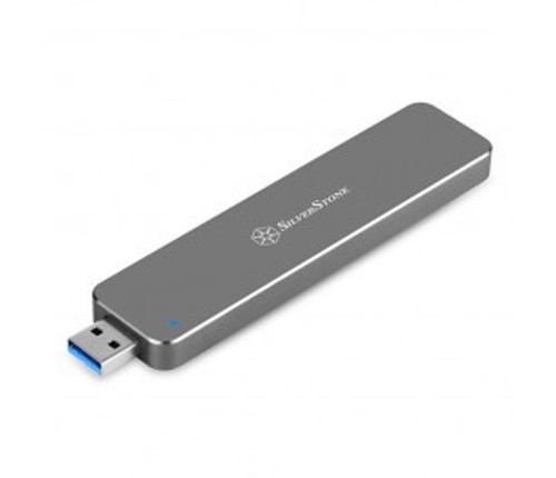 SST-MS09C USB 3.1 Type A Gen2 to M2 SATA Alüminyum Disk Kutusu