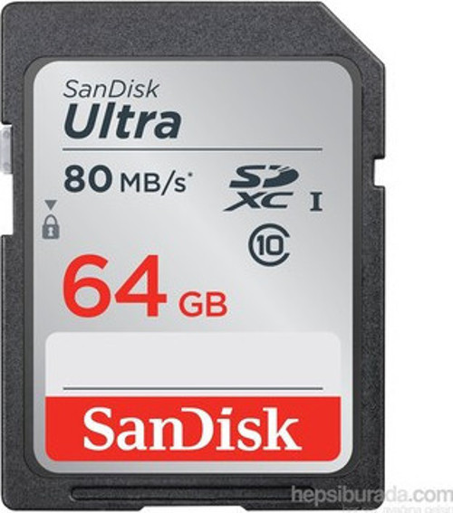 SDSDUNB-064G-GN6IN 64 GB 140MB/s Ultra C10 SD Hafıza Kartı