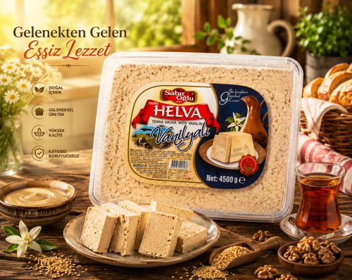 VANİLYALI HELVA 4500 GR