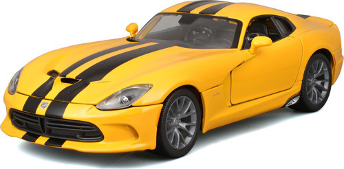 1/18 2013 SRT Viper GTS Model Araba Sarı 31128-3