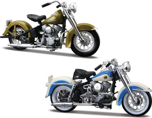 1/18 Harley-Davidson İkili Motorlar 50'ler