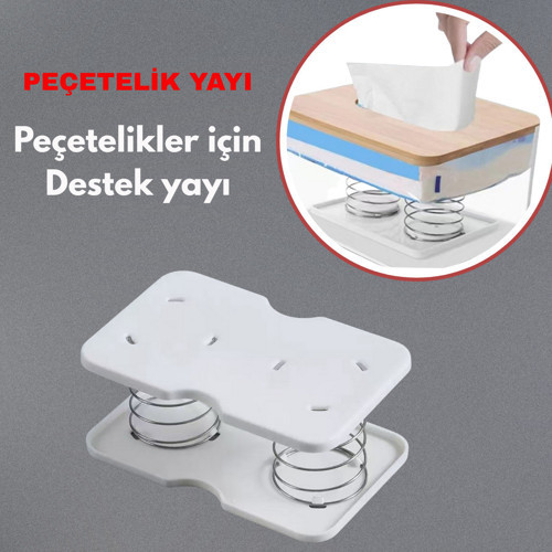 Peçetelik Destek Yayı Peçete İç Destek Aparatı Pecetelik Yaylı Destek Aparatı Peçeteyi Yukarda Tutar
