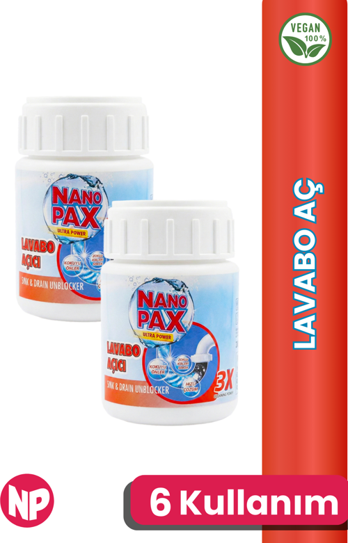 2x200 Gr Güçlü Lavabo ve Gider Açıcı - 2'li Ekonomik Fırsat Paketi