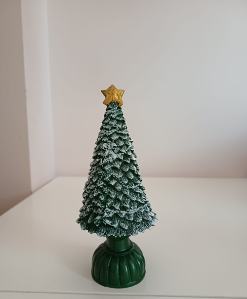 Yıldızlı El Yapımı Yılbaşı Çam Ağacı Biblosu – Noel Dekoru