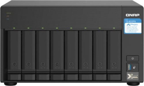 Ts-832Px-8G Alpıne Al324 Qc 8Gb Ram- 8-Diskli Nas Server (Disksiz)