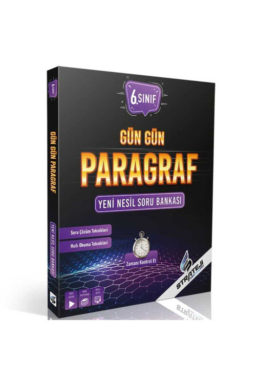 Strateji Yayınları 6.Sınıf Gün Gün Paragraf Soru Bankası