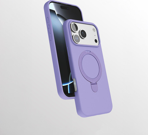 iPhone 17 Pro Max Kılıf Magsafe Şarj Özellikli Standlı Sensitive Touch Samara Kapak