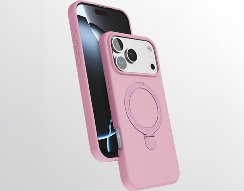 iPhone 17 Pro Max Kılıf Magsafe Şarj Özellikli Standlı Sensitive Touch Samara Kapak