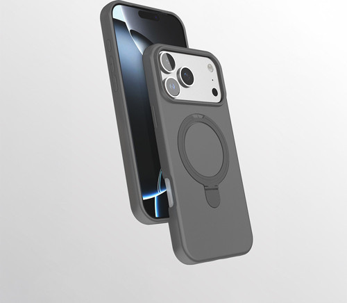 iPhone 17 Pro Max Kılıf Magsafe Şarj Özellikli Standlı Sensitive Touch Samara Kapak