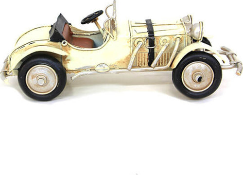 Dekoratif Nostaljik Üstü Açık Metal Araba C0297-M181