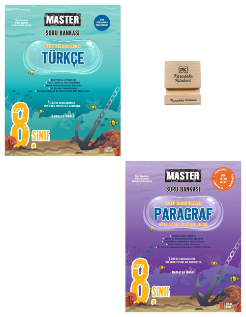 Okyanus LGS 8. Sınıf Master Türkçe ve Paragraf Soru Bankası + Telefon Standı