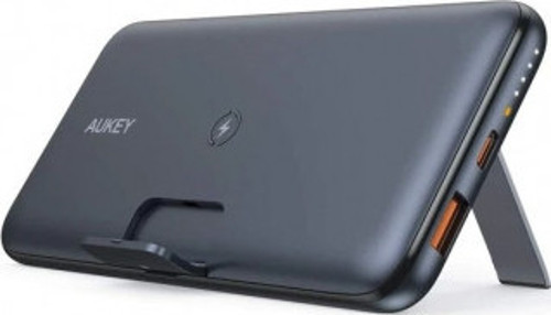 UsbA&Type-C Çıkışlı Wireless Kablosuz Süper Şarj 10000mAh Powerbank Siyah PB-WL02