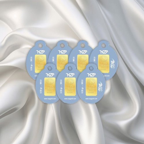 7 Adet 0.50 Gr 24 Ayar Nizipli Gram Altın