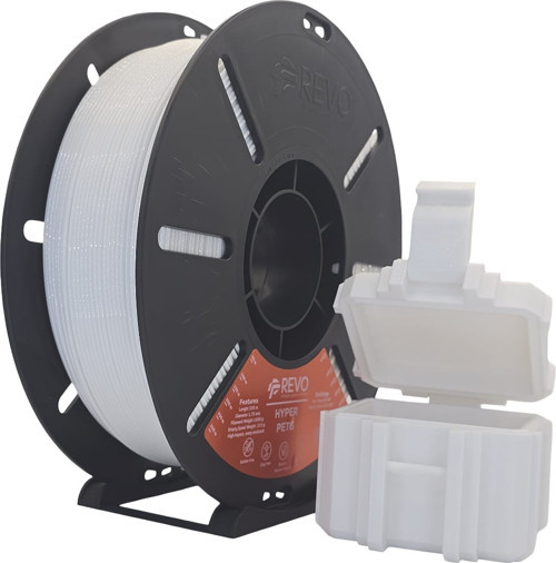 3D Filament Hyper PETG, 1.75 mm Çap, 1000 g, Yüksek Hız, TR Menşeli, 3D Yazıcı Filamenti beyaz