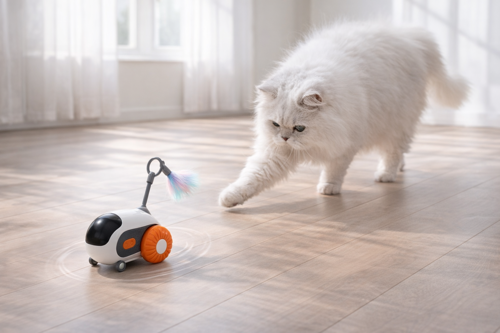 Uzaktan Kumandalı Robot Kedi Oyuncağı Şarjlı