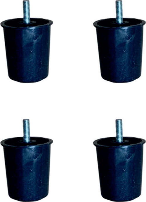 Baza Plastik Ayak - 58MM - Siyah M.3/8 HKS277 - 4 Adet