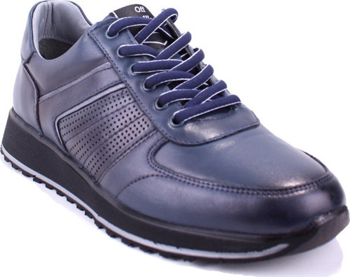 DMA08-1071 Lacivert Ortopedik Günlük Erkek Deri Ayakkabı