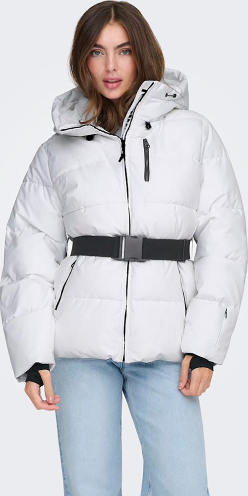 Harper Life Belted Premium Kadın Beyaz Mont (15352040-BW)