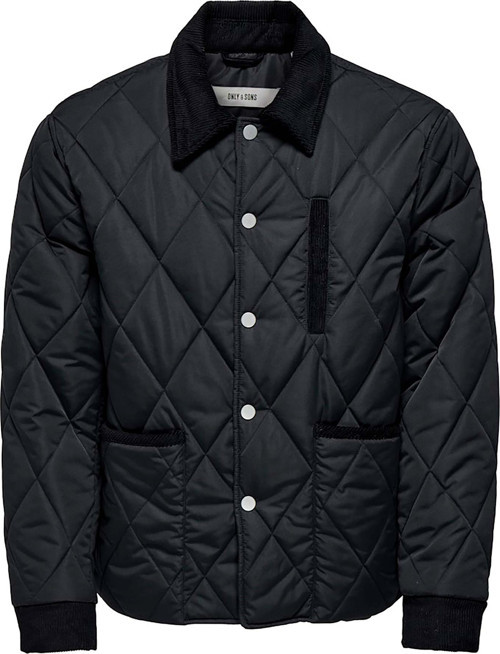 Johny Quilt Erkek Siyah Mont (22034877-B)