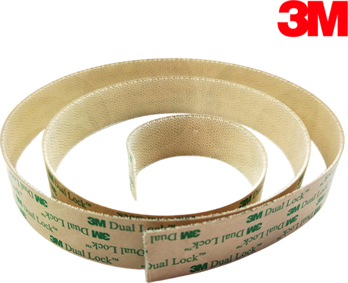 SJ4570 Şeffaf Cırt Dual Lock Yapışkanlı Cırt 1000 Kez Açılıp Kapanabilir 25mm x75cm