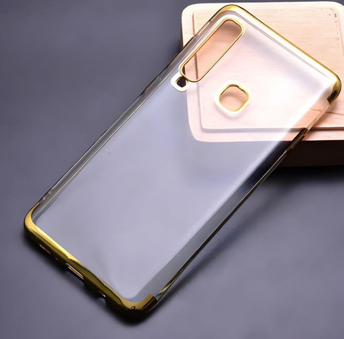 Galaxy A9 2018 Kılıf Dört Köşeli Lazer Silikon Kılıf