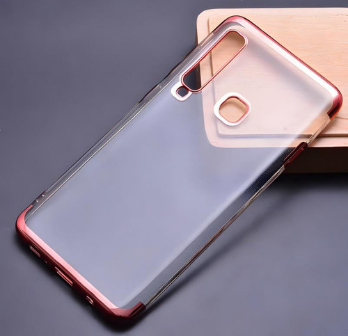 Galaxy A9 2018 Kılıf Dört Köşeli Lazer Silikon Kılıf
