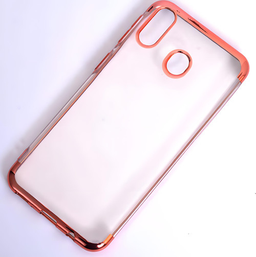 Galaxy M20 Kılıf Dört Köşeli Lazer Silikon Kılıf