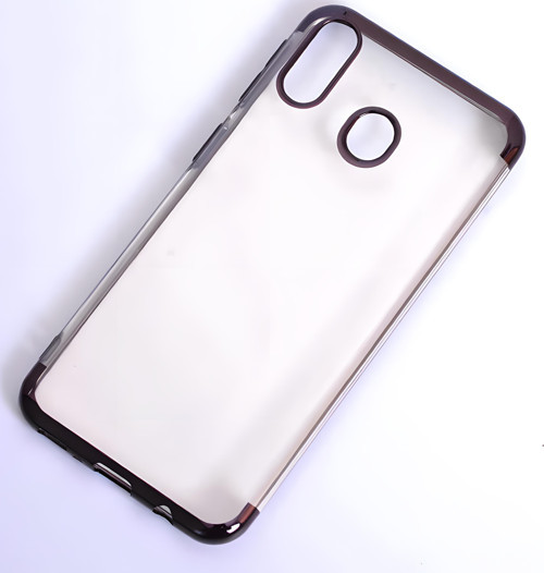 Galaxy M20 Kılıf Dört Köşeli Lazer Silikon Kılıf