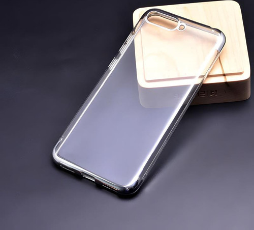 Huawei Y6 2018 Kılıf Dört Köşeli Lazer Silikon Kılıf