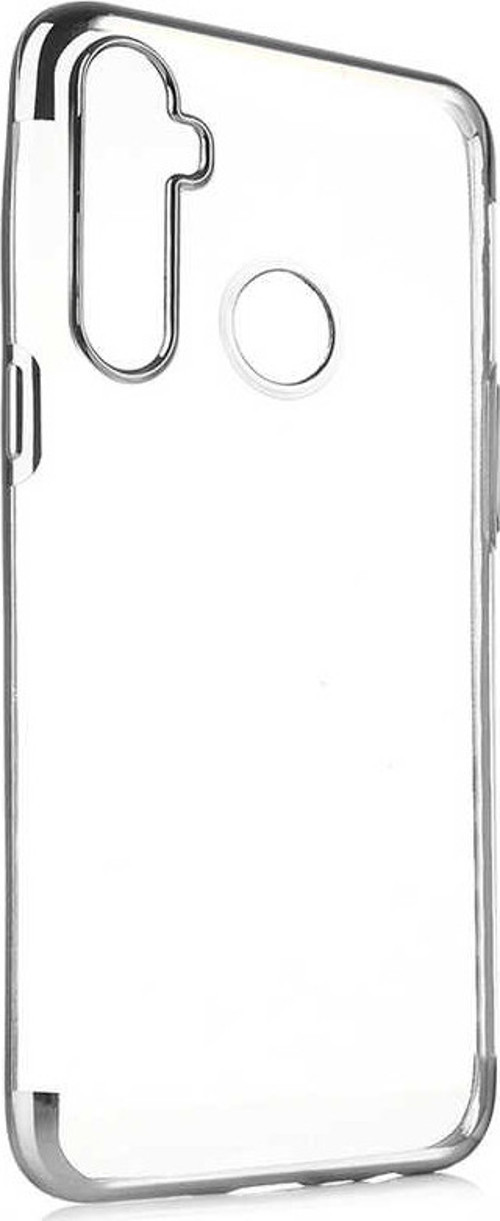 Realme 5İ Kılıf Dört Köşeli Lazer Silikon Kılıf