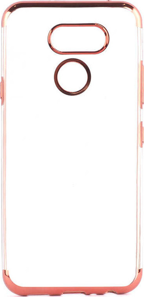 LG K40S Kılıf Dört Köşeli Lazer Silikon Kılıf