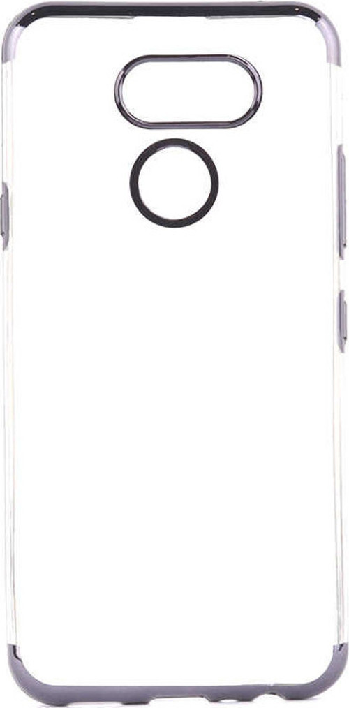 LG K40S Kılıf Dört Köşeli Lazer Silikon Kılıf